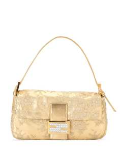 Fendi Pre-Owned сумка на плечо Mamma Baguette с кружевом