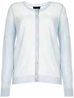 Emporio Armani трикотажный кардиган с блестками