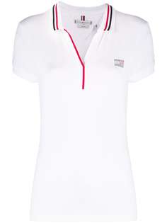Tommy Hilfiger рубашка поло с логотипом из страз