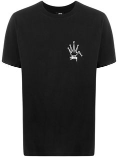Stussy футболка с принтом Old Crown