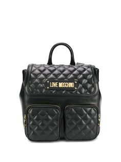 Love Moschino стеганый рюкзак