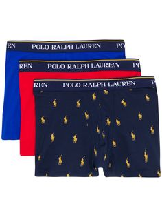 Polo Ralph Lauren комплект из трех боксеров с логотипом