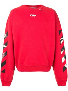 Off-White толстовка с логотипом