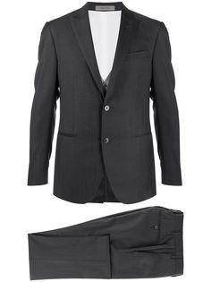 Corneliani костюм-тройка в полоску