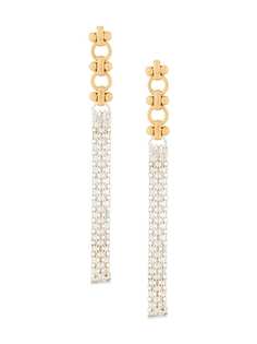 Wouters & Hendrix A Wild Original! elegant long chain stud earrings