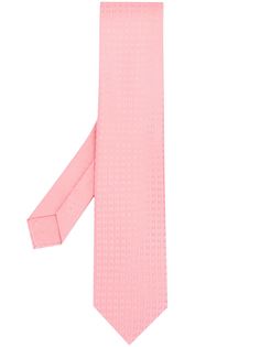 Hermès жаккардовый галстук с логотипом