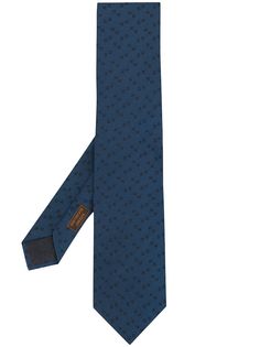 Hermès галстук с логотипом
