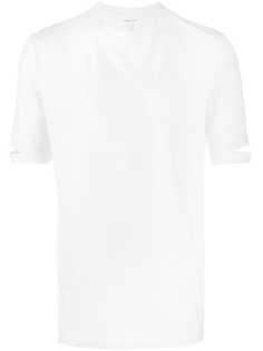 Helmut Lang футболка с разрезами на рукавах
