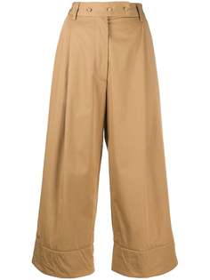 Maison Flaneur брюки с подворотами