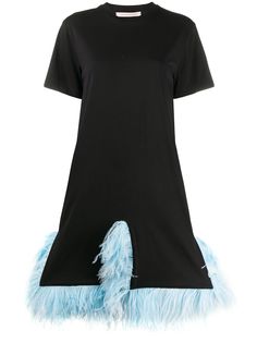 Christopher Kane платье с перьями