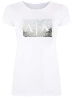 Armani Exchange logo print T-shirt
