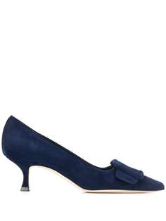 Manolo Blahnik туфли-лодочки на низком каблуке