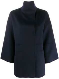 Iris Von Arnim кашемировое пальто с воротником-воронкой