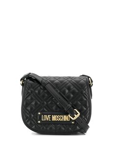 Love Moschino стеганая мини-сумка