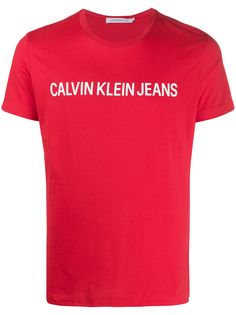 Calvin Klein Jeans футболка узкого кроя с логотипом
