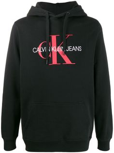 Calvin Klein Jeans толстовка с капюшоном и вышитым логотипом