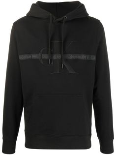 Calvin Klein Jeans толстовка с капюшоном и вышитым логотипом