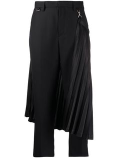 Comme Des Garçons Noir Kei Ninomiya брюки со съемной юбкой