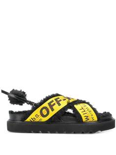 Off-White сандалии с логотипом