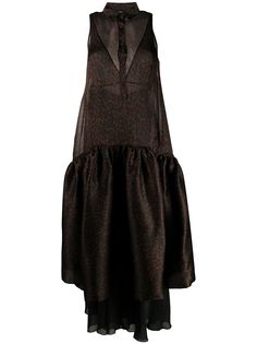 Simonetta Ravizza платье макси Jerry с анималистичным принтом