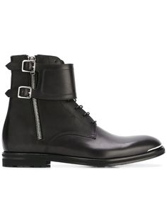 Alexander McQueen ботинки с двойной пряжкой