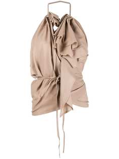 Lemaire draped open back top