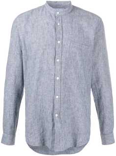 Portuguese Flannel полосатая рубашка Mao с воротником-стойкой