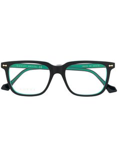 Gucci Eyewear очки в прямоугольной оправе