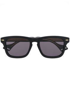 Gucci Eyewear солнцезащитные очки в прямоугольной оправе