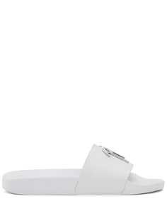 Giuseppe Zanotti шлепанцы Brett с логотипом