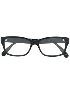 Gucci Eyewear очки в прямоугольной оправе с логотипом GG