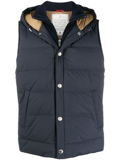 Brunello Cucinelli дутый жилет
