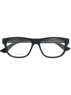 Gucci Eyewear очки в прямоугольной оправе с логотипом