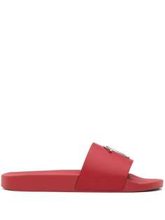 Giuseppe Zanotti шлепанцы Brett с логотипом