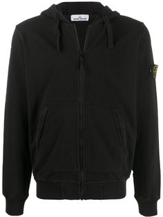 Stone Island худи с кулиской и логотипом