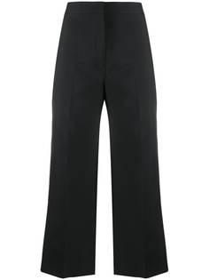Jil Sander укороченные расклешенные брюки