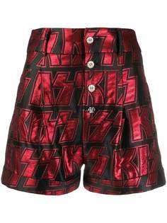 Philipp Plein шорты с вышивкой Kiss