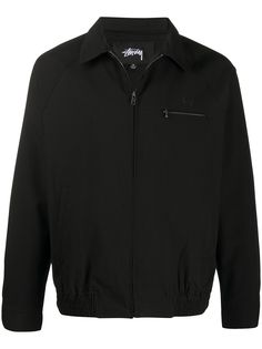 Stussy куртка с вышитым логотипом