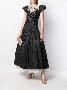 Valentino Pre-Owned вечернее платье с вышивкой
