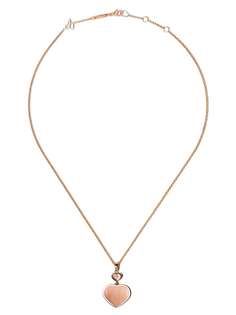 Chopard золотое колье Happy Hearts с бриллиантами