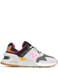 New Balance кроссовки с логотипом и вставками