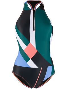 Y-3 ADIDAS купальник в стиле колор-блок