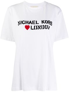 Michael Michael Kors футболка оверсайз с логотипом