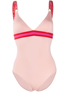 Stella McCartney слитный купальник с логотипом