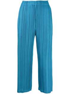 Pleats Please Issey Miyake укороченные брюки со складками
