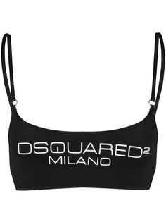 Dsquared2 лиф бикини с логотипом