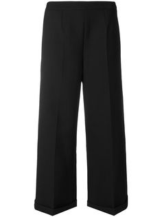 Mm6 Maison Margiela tailored wide leg cropped trousers