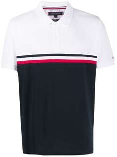 Tommy Hilfiger рубашка поло с отделкой в полоску