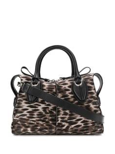 Tods сумка-тоут с леопардовым принтом Tod`S