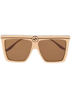 Gucci Eyewear солнцезащитные очки в квадратной оправе